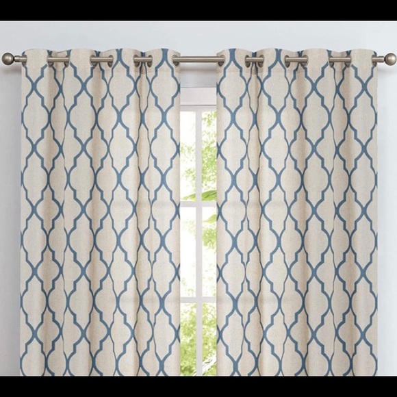 Moroccan print curtains ( set of 2) - Picture 1 of 2